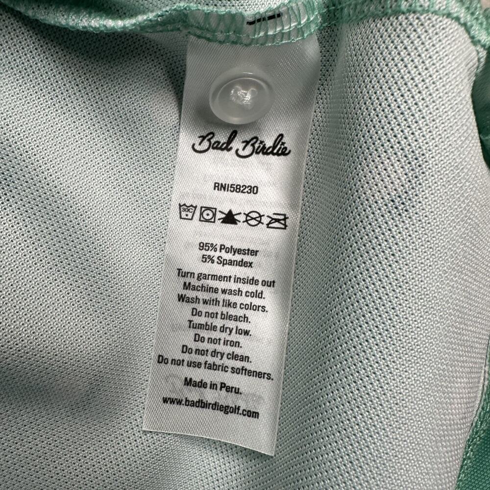 NWT Bad Birdie Aim Point Dusty Jade Men's Pique Polo Golf Shirt Size XXL - Picture 7 of 11